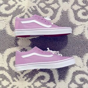 Purple Vans sneakers